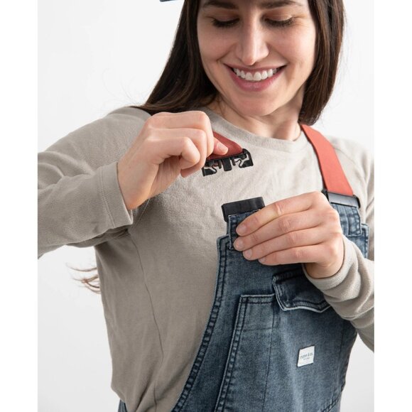 Ripton & Co Overalls Womens XS Acid Vintage Blue Stretch Outdoor Performance - Picture 3 of 16